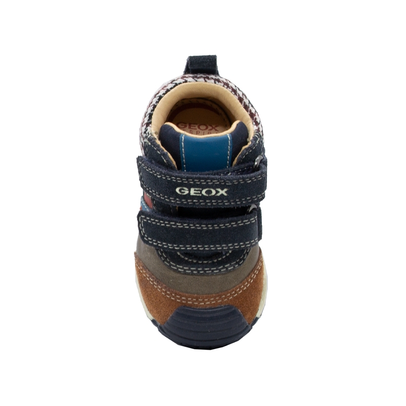 Μποτάκι GEOX Καφέ με καρό λεπτομέρεια B0446A 0CL22 C6MF4 - Image 3