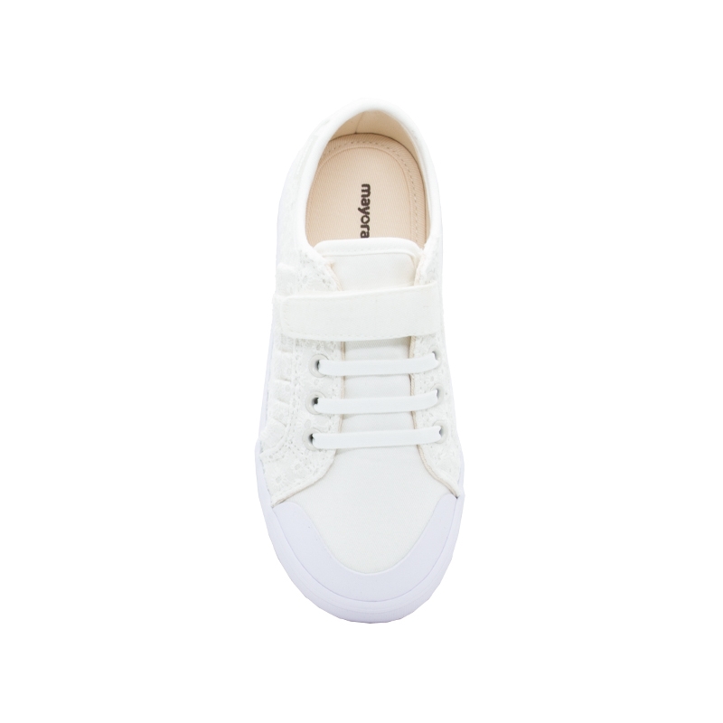 Sneakers MAYORAL Λευκά με κέντημα 23-45423-059 - Image 3