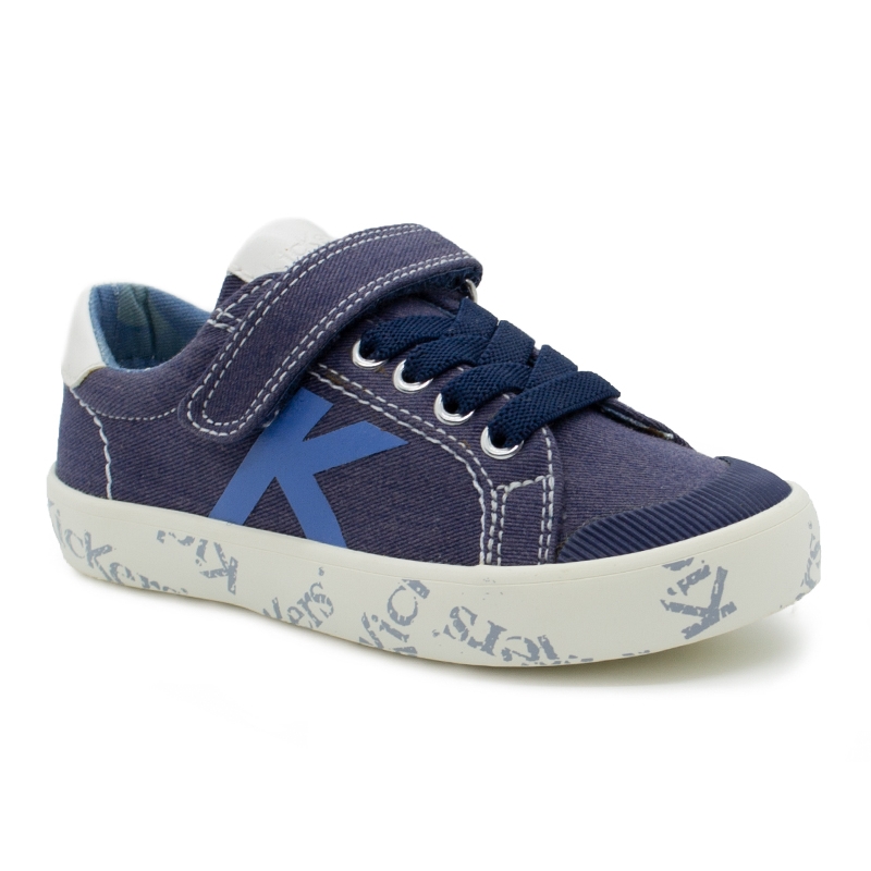 Sneakers KICKERS Μπλε με λογότυπο "Κ"