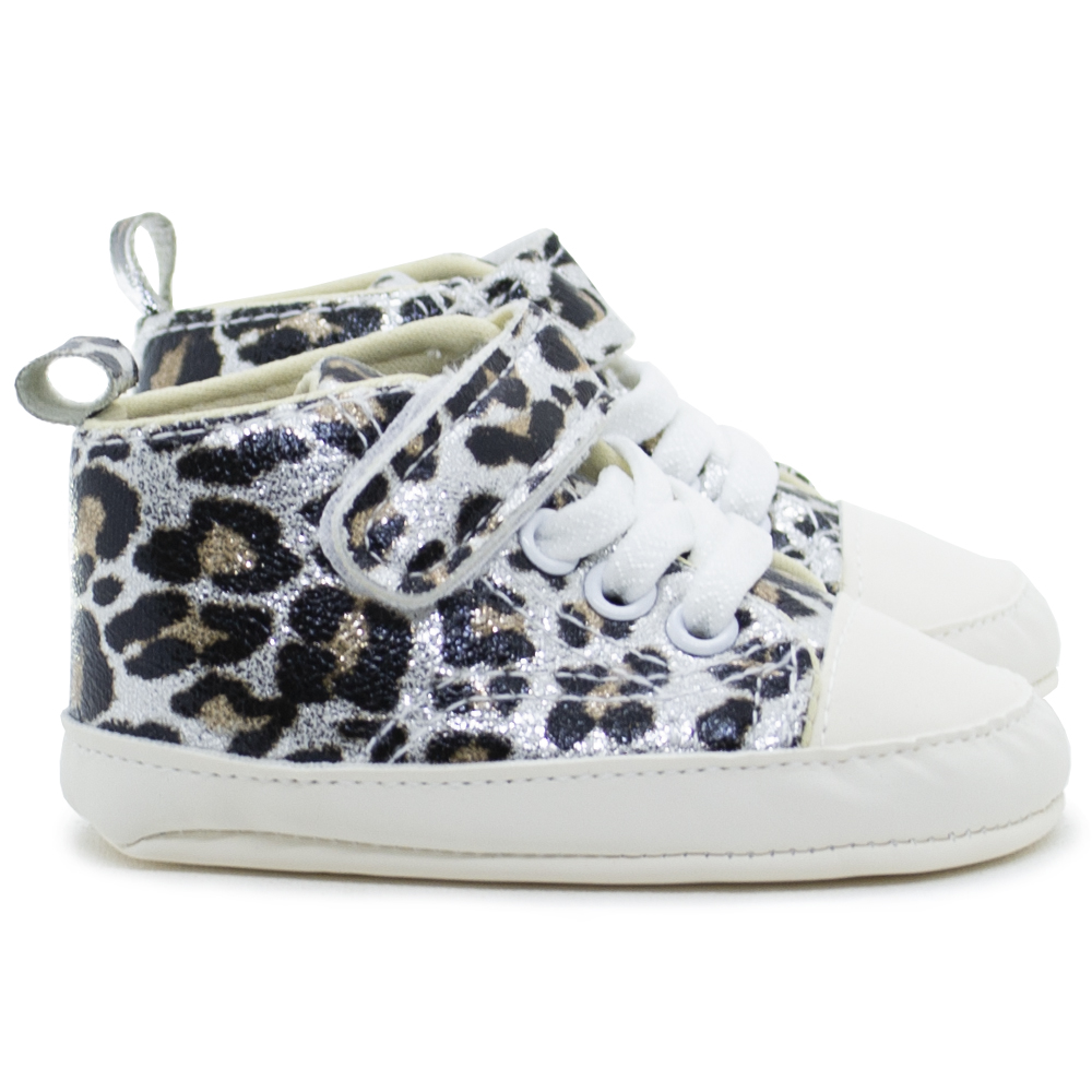 Sneakers Αγκαλιάς Childrenland Μαύρο λεοπάρ D2767