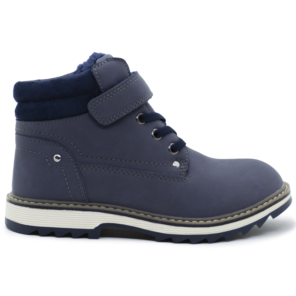 Μποτάκι Smart kids Μπλε με γούνα SD23011