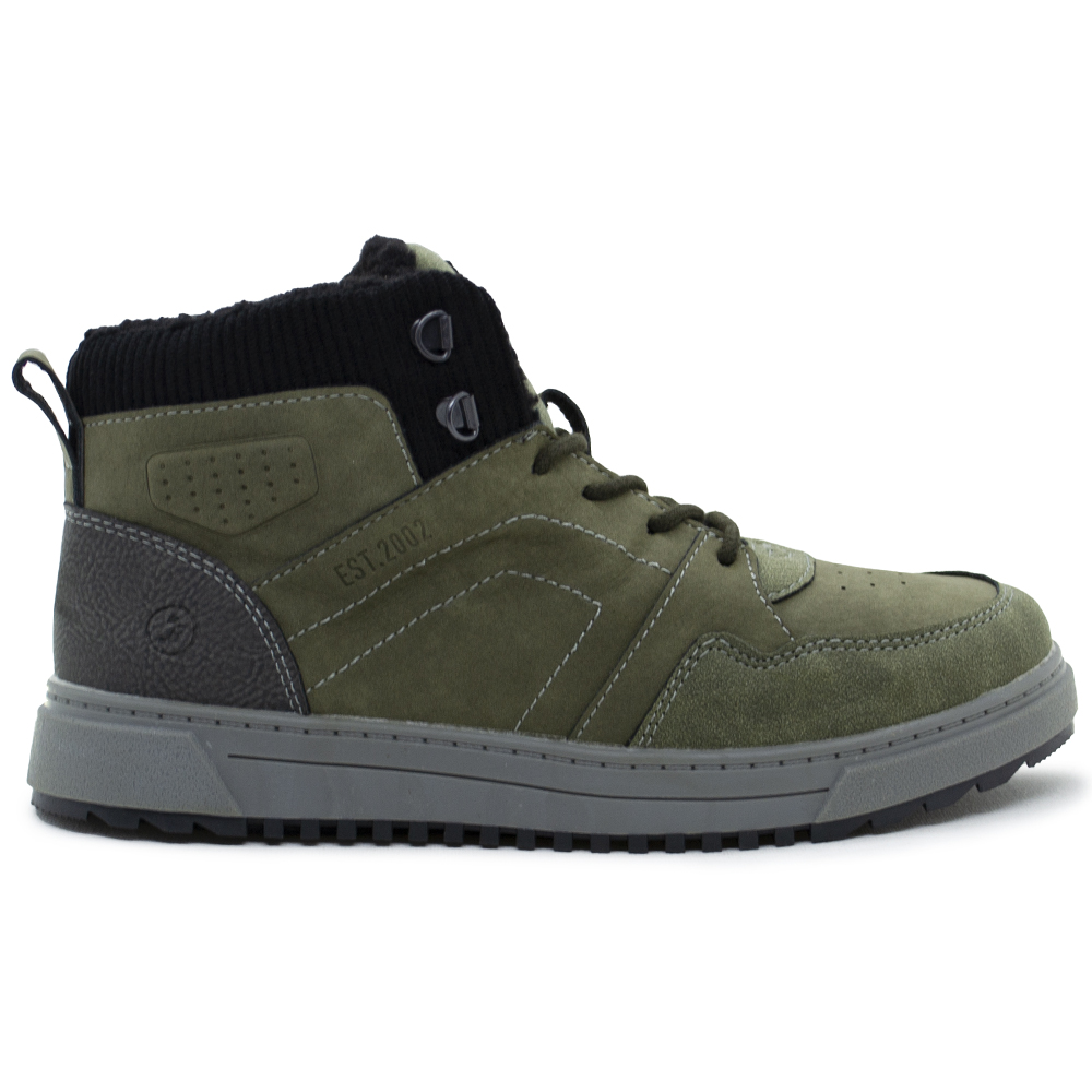 Μποτάκι Safety Jogger Χακί με γούνα 603568