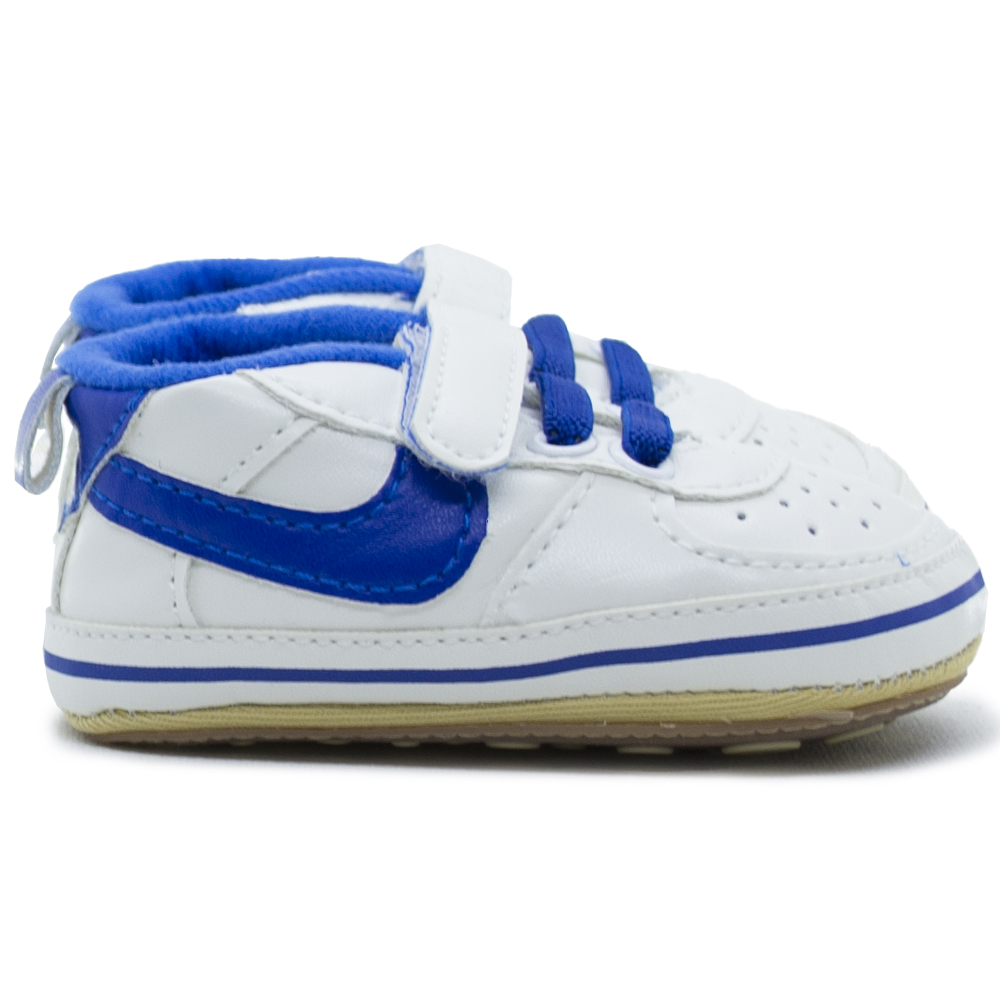 Sneaker Αγκαλιάς Childrenland Λευκό με Μπλε λεπτομέρειες D2277