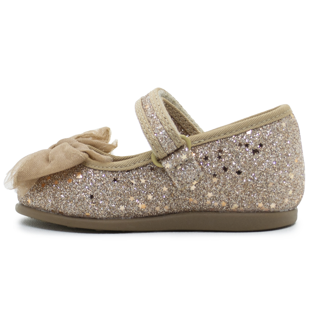 Μπαλαρίνα Mayoral Χρυσή με glitter 15-42559-030 - Image 3