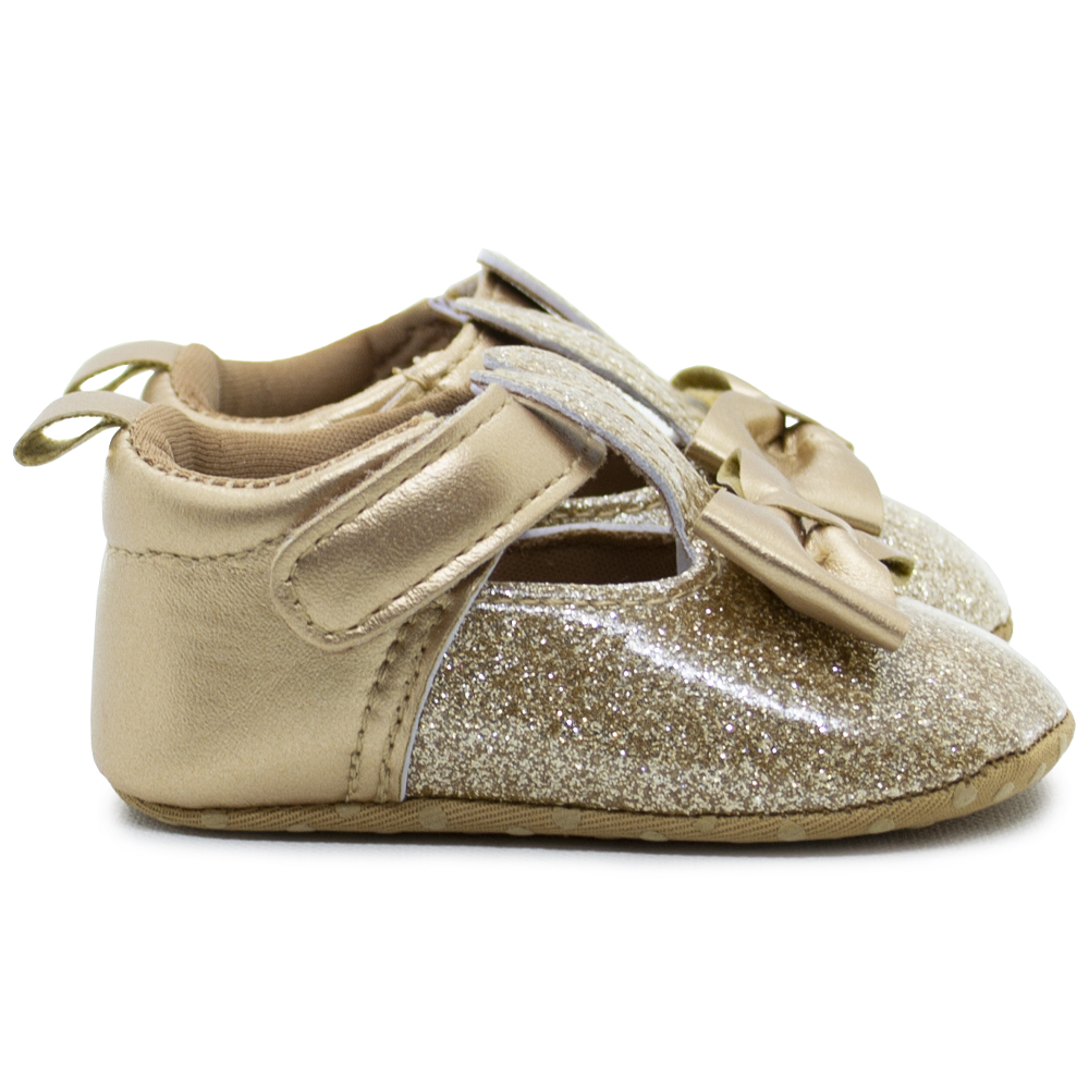 Sneakers Αγκαλιάς Childrenland Χρυσό Κουνελάκι D4031