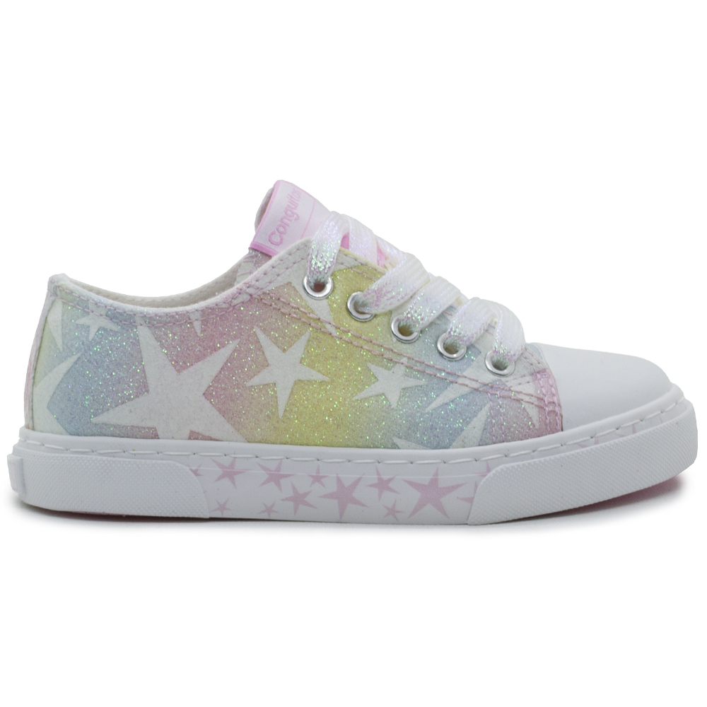 Sneakers Conguitos Πολύχρωμα με αστέρια και κορδόνια Cosh283136