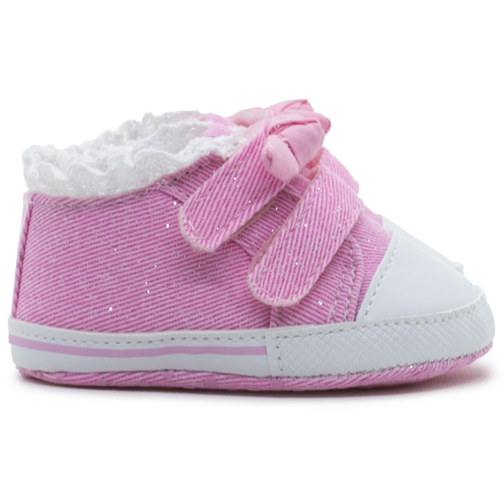Sneakers Αγκαλιάς Chicco Ροζ με δαντέλα 22068-100