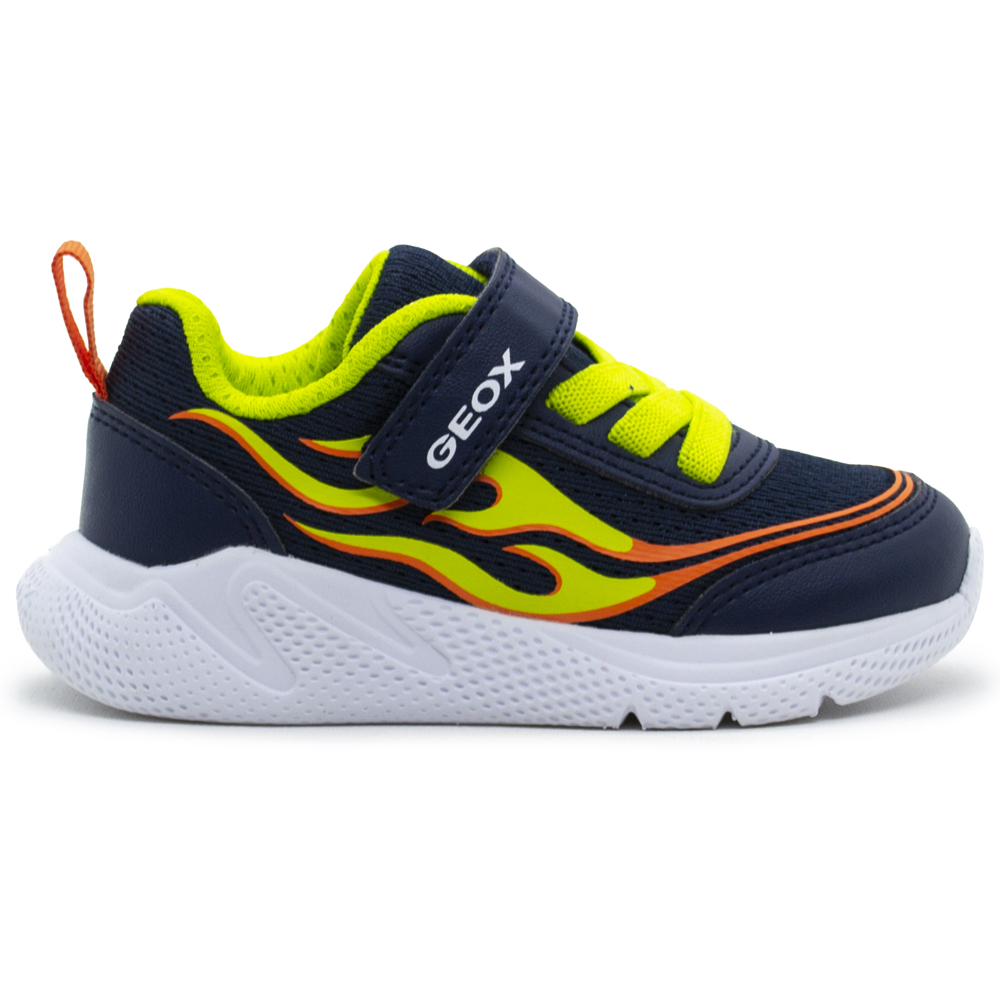 Αθλητικό Geox Μπλε με φλόγες J45GBB 01454 C0749