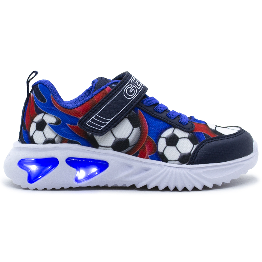Αθλητικό Geox Μπλε football με φωτάκια J45DZB 02ACE C4226